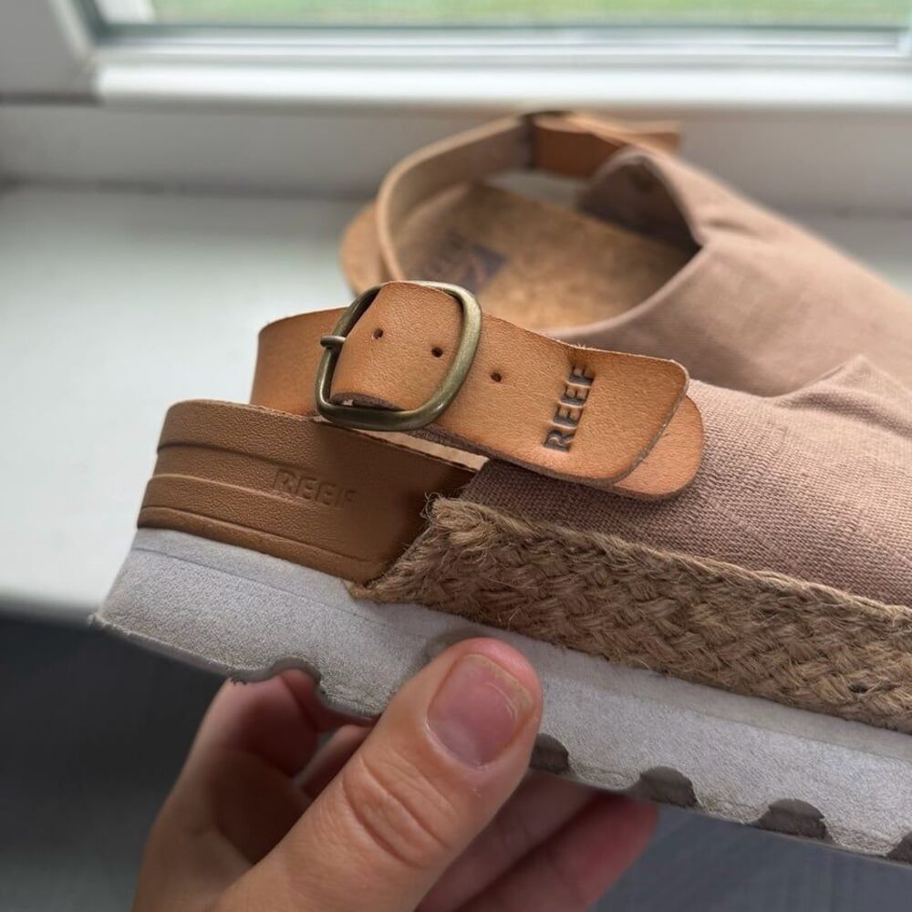 REEF Women’s Cushion Sage Slingback Espadrille Platform Mule Clogs Women’s 6 - Picture 6 of 12